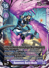 Ravemon : Mode rafale - BT13-092 - SR // BT13 – Contre le Chevalier Royal // BT13 - Versus Royal Knight